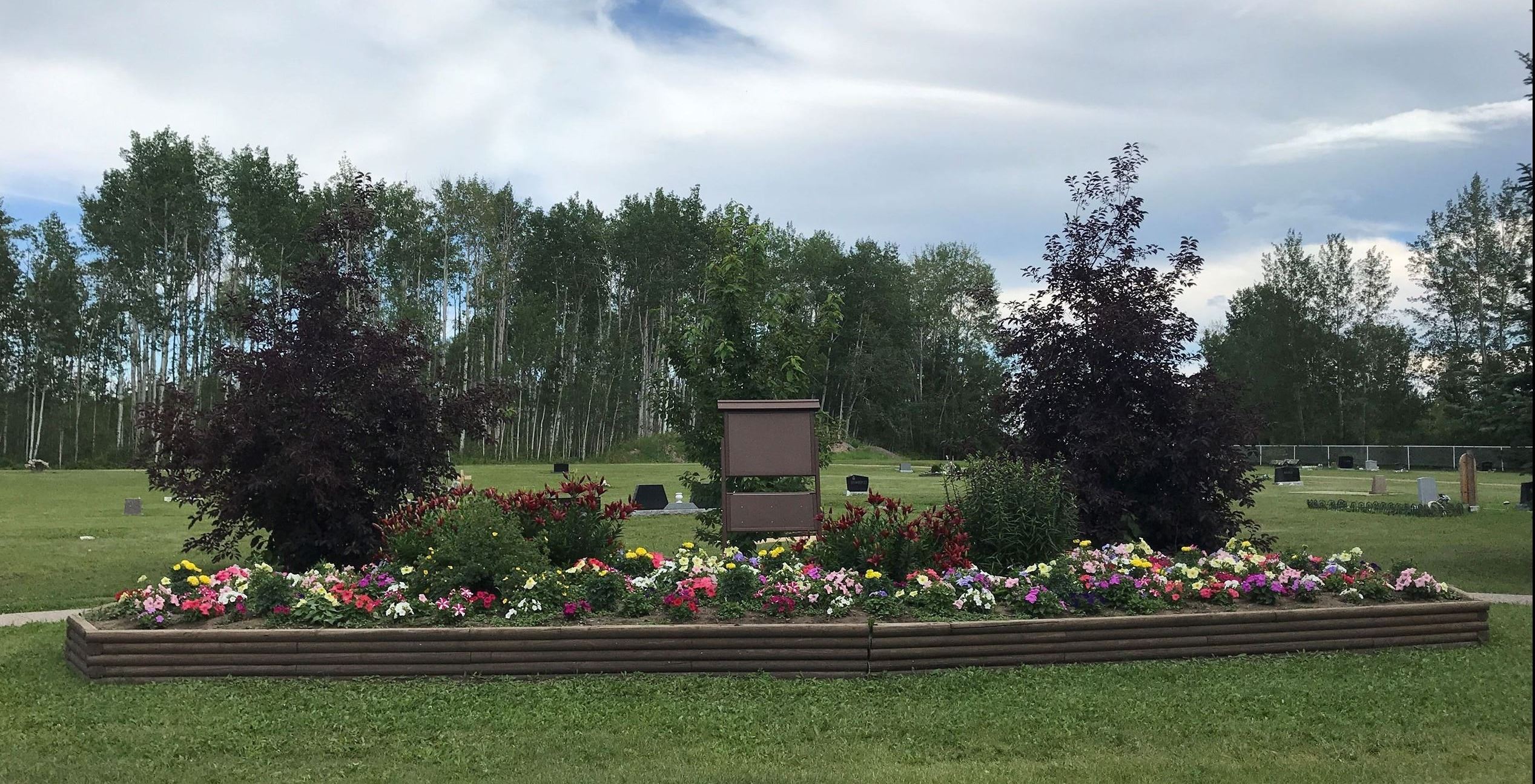 Forest Family Flower Bed